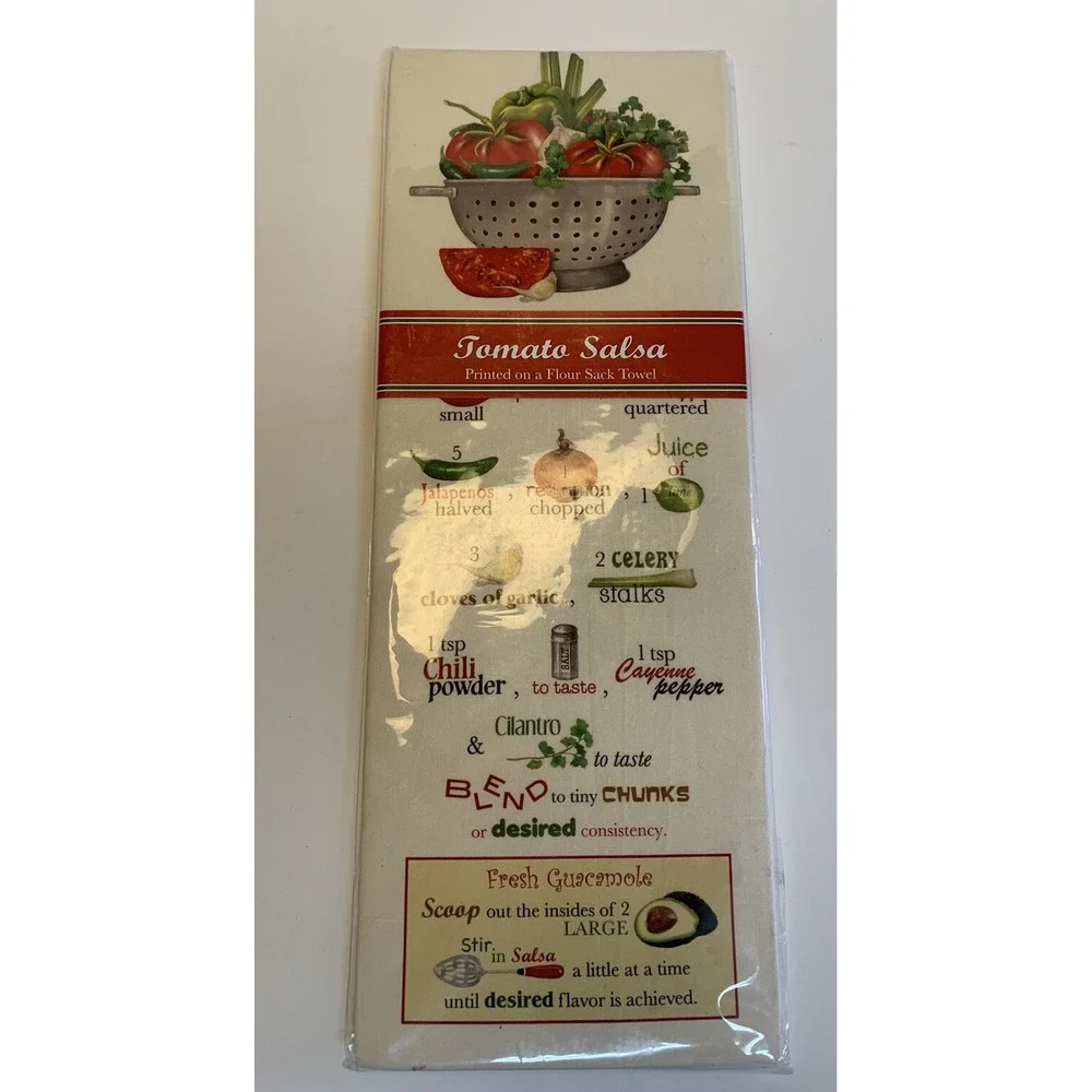 Printed Flour Sack Kitchen Tea Towel 30